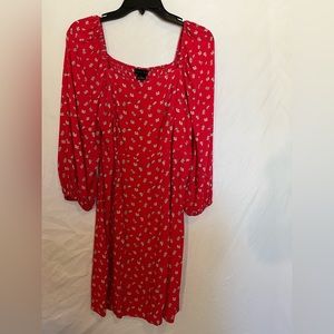 Sanctuary puffed sleeve mini spring dress